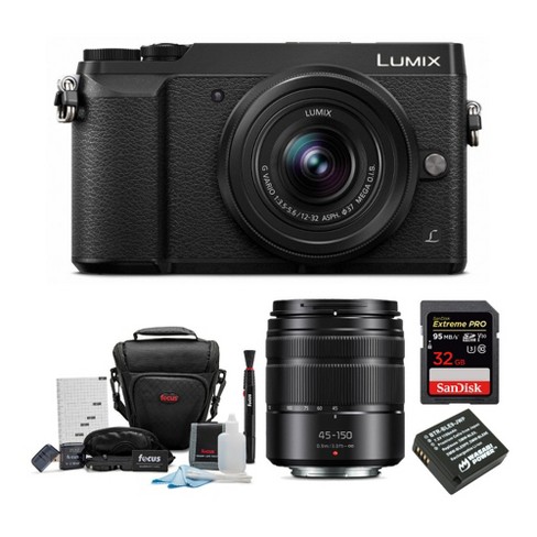 Panasonic GX85 4K Mirrorless Camera with 12-32mm and 45-150mm Lenses Bundle - image 1 of 3
