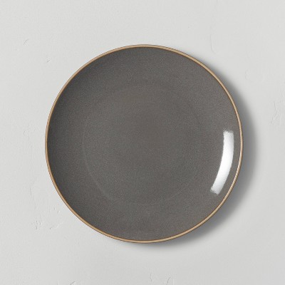 Stoneware Exposed Rim Salad Plate Gray - Hearth & Hand™ with Magnolia