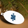 Millikin University Secondary Logo Aluminum Holiday Christmas Tree Ornament - 4 of 4