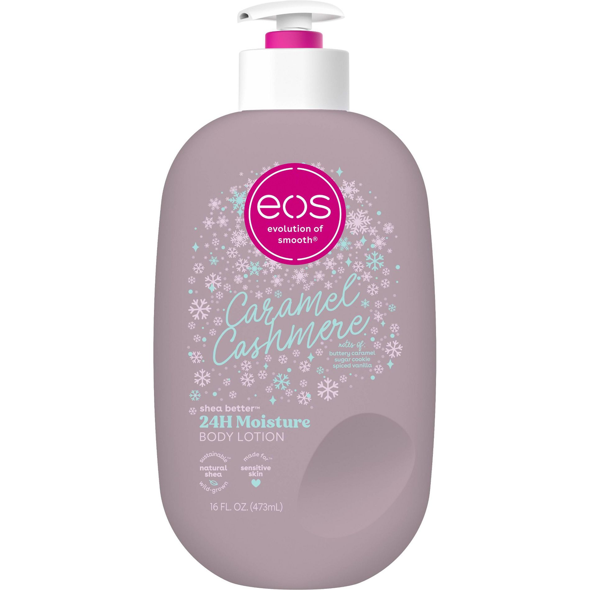 eos Holiday Body Lotion - Caramel Cashmere - 16 fl oz