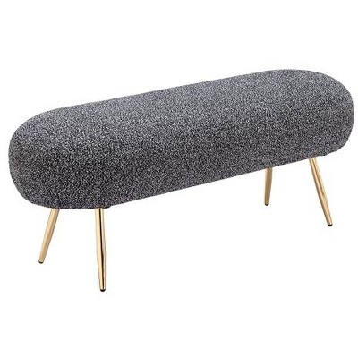 Zuo Creek Bench Glitter Black