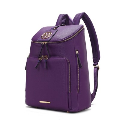 MKF Collection Angela vegan Leather Large Travel Backpack by Mia K