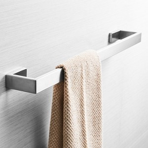Modern SUS304 Stainless Steel Hand Towel Rack Open Arm Design for Bathroom and Kitchen Use - 1 of 4