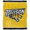 Towson University Logo Dots Silky 50x60 Blanket, 1 Sided 50x60 - 2 of 4