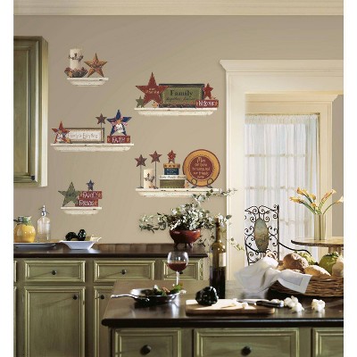 Rustic Country Family and Friends Vinyl Wall Decals