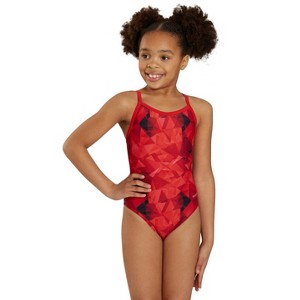 Sporti Fractalicious Thin Strap One Piece Swimsuit (22-40) - 1 of 4