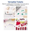 Avery Matte White Tickets, 1-3/4" x 5-1/2" Rectangle - 4 of 4
