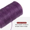 Unique Bargains Wear-Resistant Polyester Embroidery Waxed Thread with Needles - 4 of 4
