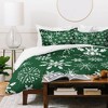 Iveta Abolina Silent Night Green Duvet Cover + Pillow Sham(s) - Deny Designs - 3 of 4