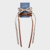 Long Tail Bow Hair Clip Set 2pc - Universal Thread™ Brown - 2 of 3