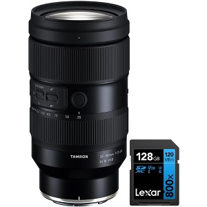 Tamron 35-150mm F2-2.8 Di III VXD Lens Nikon Z Mount + Lexar 128GB Memory Card - 1 of 4