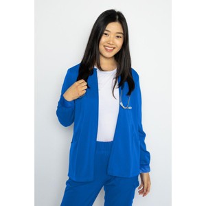 Moxie Scrubs Jayme Women's Lightweight Scrub Jacket – 4-Way Stretch, Full Zip, 3 Pockets, Modern Fit - 1 of 4