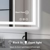 GlasFlength Decorative Wall Mirrors, Versatile Bathroom Mirror, Modern Style, Square, for Entryways, Bathrooms and Living Room, White, 20"*28"*1.2" - 2 of 4