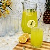 Slickblue Luxury Cristalline Glass Beverage Set – 75 oz Pitcher & 6 Tumblers, Neoclassical Design - 4 of 4