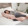PharMeDoc Pregnancy Pillow, U-Shape Full Body Maternity Pillow, Velvet Cover - 3 of 4
