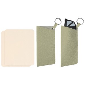 Unique Bargains Soft Portable Scratch-Resistant Slip-in Eyeglass Cases 2 Pcs - 1 of 4