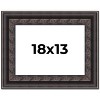 PosterPalooza | 3.5" Wide Ornate Black Picture Frame - UV Acrylic, Backing Board, Hanging Hardware Included - 2 of 4