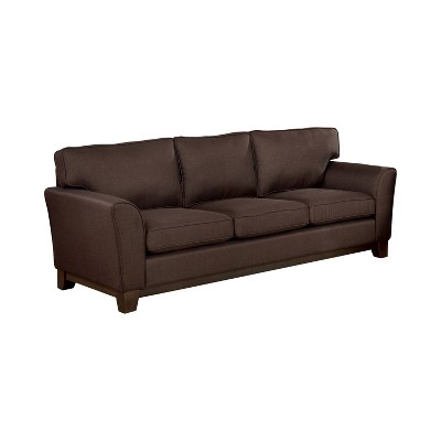 Nichols Flared Arms Sofa Brown - HOMES: Inside + Out