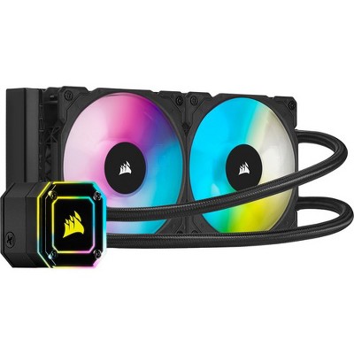 Corsair iCUE H100i Elite Capellix Liquid CPU Cooler - 561 gal/min - 37 dB(A) Noise - Liquid Cooler Cooler