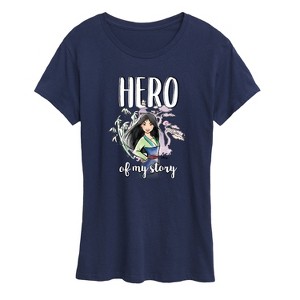 Women's - Disney - Mulan Hero Of My Story Short Sleeve Graphic T-Shirt - 1 of 4