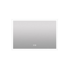 HOMLUX Dimmable Rectangular Frosted Edge Bathroom Mirror with Memory, Auto-off Anti-fogging and 3 color temperature - 1 of 4