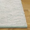 Montauk MTK320 Hand Woven Indoor Accent Rug - Ivory/Green - 3'x5'- Safavieh - image 3 of 4