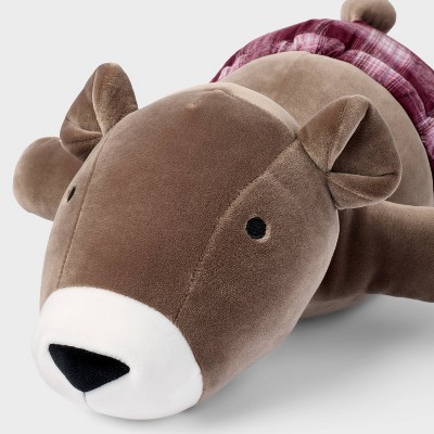 Детские мягкие игрушки The Hollister Collection at Target Boxer Short Bear Weighted Plush Throw Pillow — фото 3