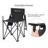 Costway Portable 38'' Oversized High Outdoor Beach Chair Camping Fishing  Folding Chair : Target