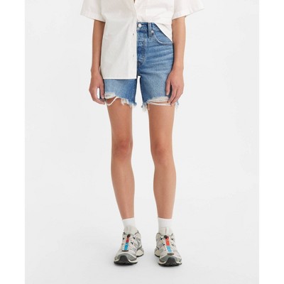 Levi's 501® Mid Thigh Women's Jean Shorts - Well Sure 30 : Target
