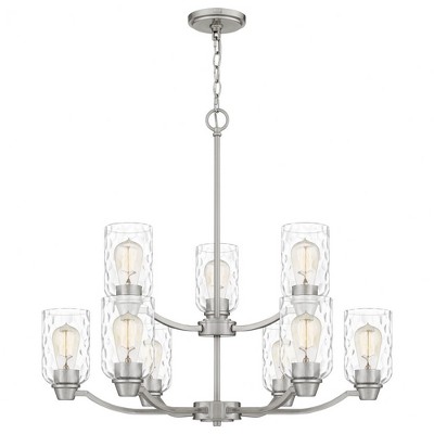Quoizel Lighting Acacia 9 - Light Chandelier in  Brushed Nickel
