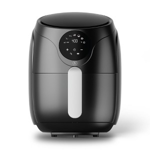 Kitchen Elite 2.5 Qt Digital Air Fryer, Countertop Nonstick Basket Oven, Black - 1 of 4
