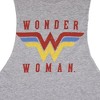 DC Comics Wonder Woman Logo Crew Neck Sleeveless Athletic Heather Women's Tank Top - 2 of 2