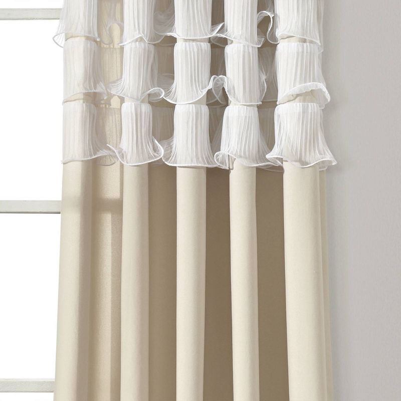 Set of 2 Avery Light Filtering Window Curtain Panels - Lush Décor, 4 of 10