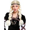 HalloweenCostumes.com  Women Women's Blonde Viking Wig, Yellow - 2 of 3