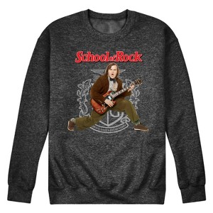 Men's - School of Rock - Dewey Finn Playing the Guitar Graphic Fleece Sweatshirt - 1 of 4