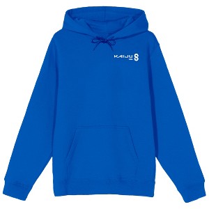 Kaiju No. 8 Kafka Hibino Adult Royal Blue Long Sleeve Hooded Sweatshirt-XXL - 1 of 4