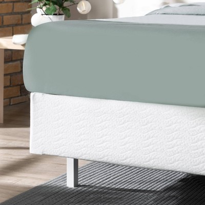 Queen 7" Purple and White Metal Smart Box Spring