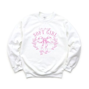Simply Sage Market Women's Graphic Sweatshirt Coquette Soft Girl Era - 1 of 3