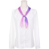 INSPIRE CHIC Women's Chiffon Colorful Gradient Square Soft Sheer Neck Scarves 1Pc - 2 of 4