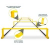 ProsourceFit Raised Agility Ladder, 6 rungs - 2 of 4
