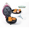 Nostalgia MyMini Princess Icons Shaped Personal Electric Waffle Maker, Pink - 3 of 4