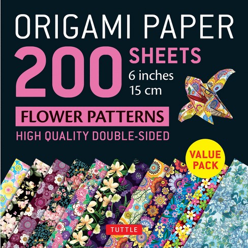 IOOLEEM Origami Paper, 200 Sheets, Pink Papers, 6 6 x 6 inch