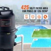VEVOR Cartridge Pool Filter, 425Sq. Ft Filter Area Inground Pool Filter, Above Ground Swimming Pool Filtration Filter System - 3 of 4