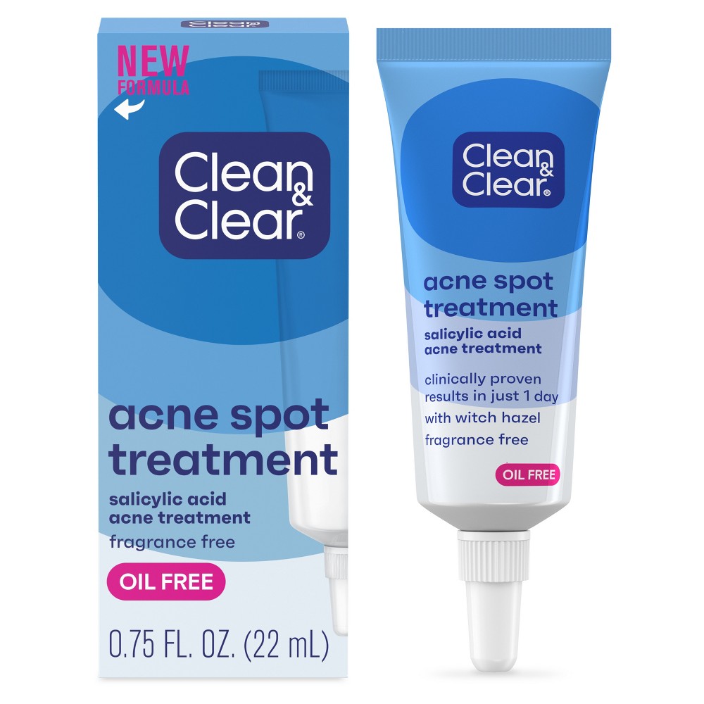 Photos - Cream / Lotion Clean & Clear Advantage Acne Spot Treatment Gel Cream with Salicylic Acid 