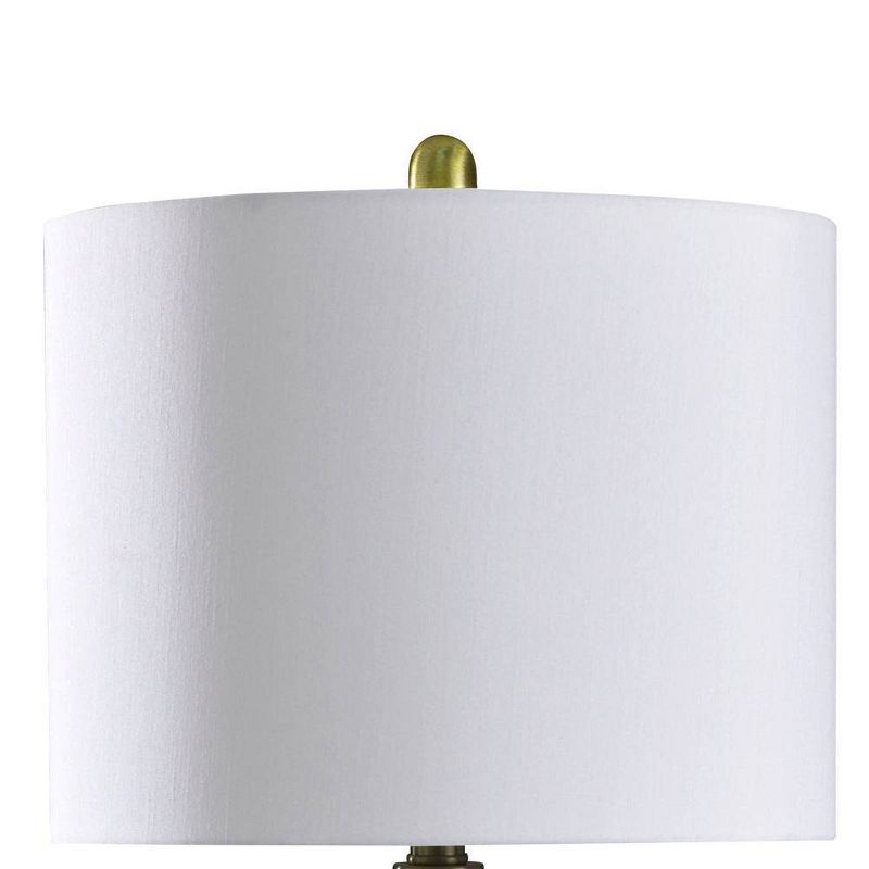 Shelly Table Lamp Cream Blue and Gold Geneva - StyleCraft, 6 of 12