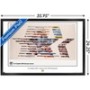 Trends International Team USA - Los Angeles 1984. Games of the XXIII Olympiad. Framed Wall Poster Prints - 3 of 4