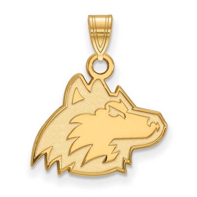 Black Bow Jewelry 14k Yellow Gold Northern Illinois Huskies NCAA Small Pendant