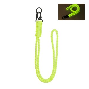 Unique Bargains Braided Soft Keychain ID Badges Lanyard with Metal Ring - 1 of 4