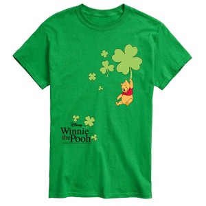 Men's - Winnie The Pooh - Shamrock Pooh Short Sleeve Graphic T-Shirt - 1 of 4