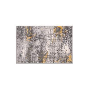 World Rug Gallery Prague Distressed Abstract Area Rug